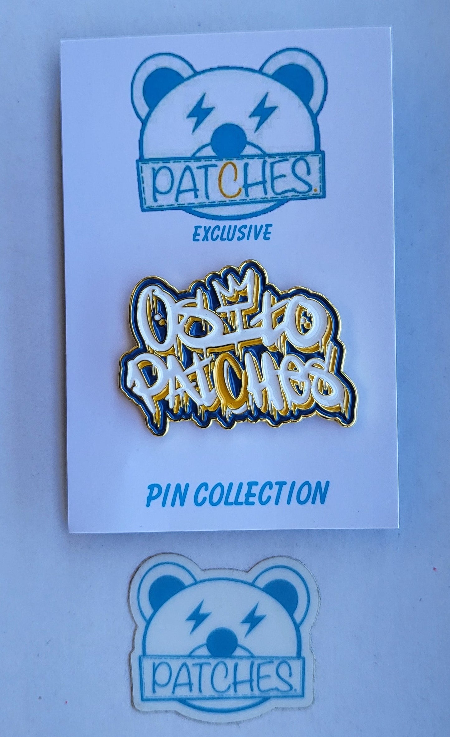 Pin Series 32: OsitoPatches Graff Navy