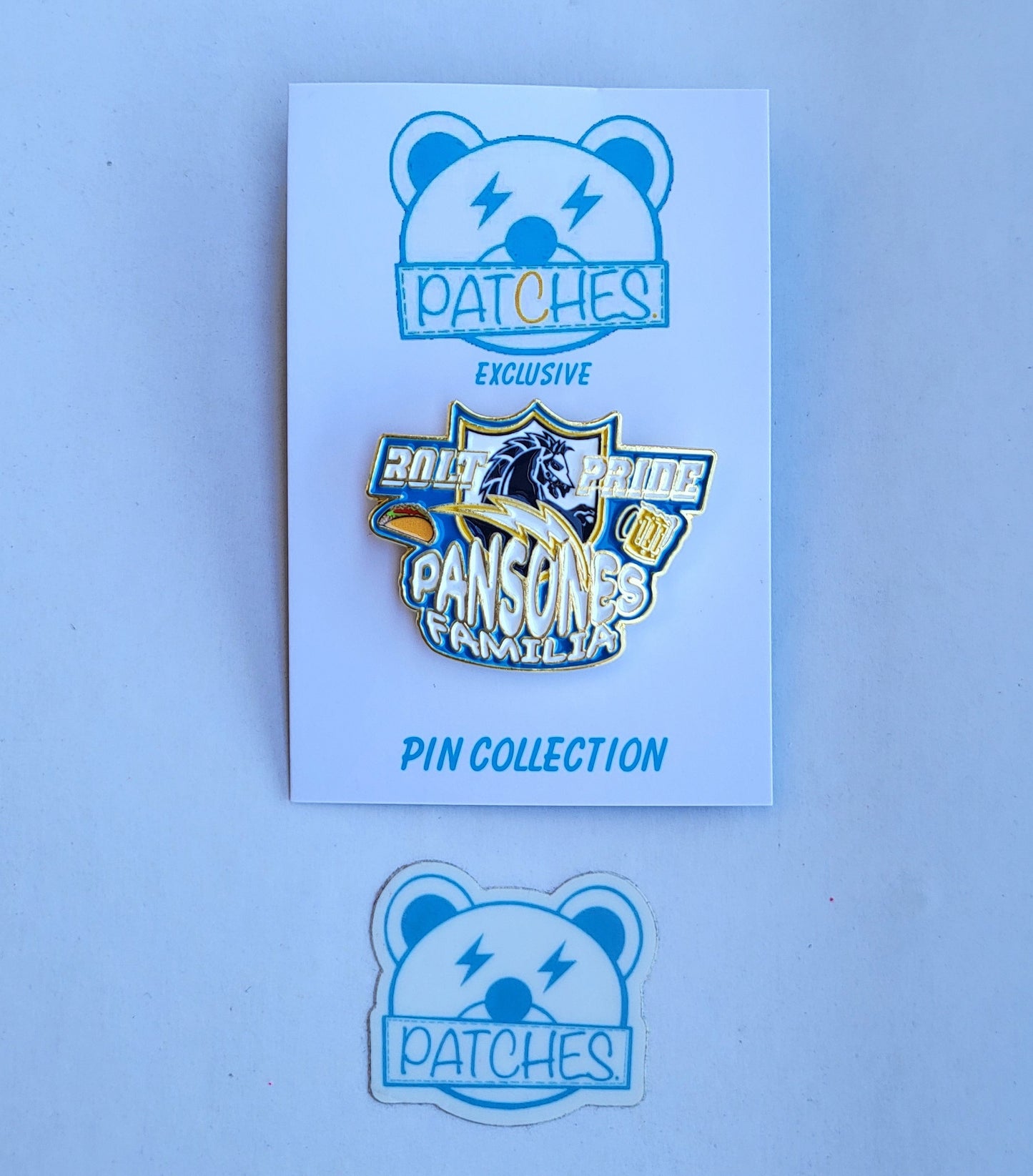 Pin Series 23: Pansones Powder Blue