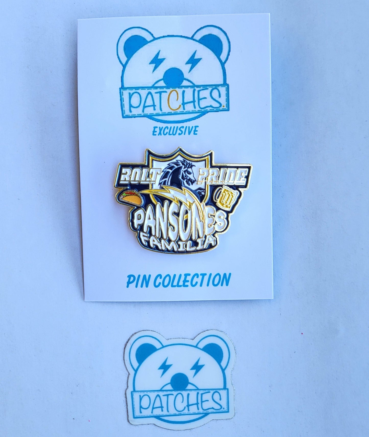 Pin Series 24: Pansones Navy Blue