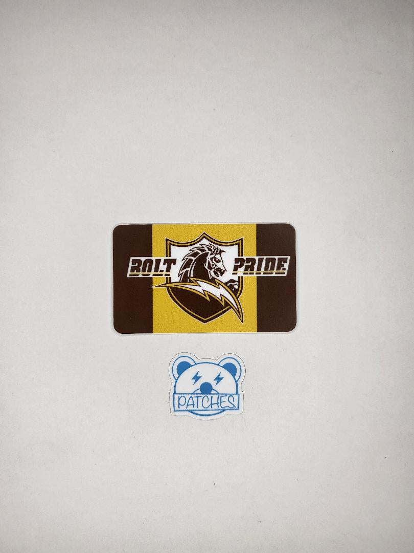 Bolt Pride Brown sticker