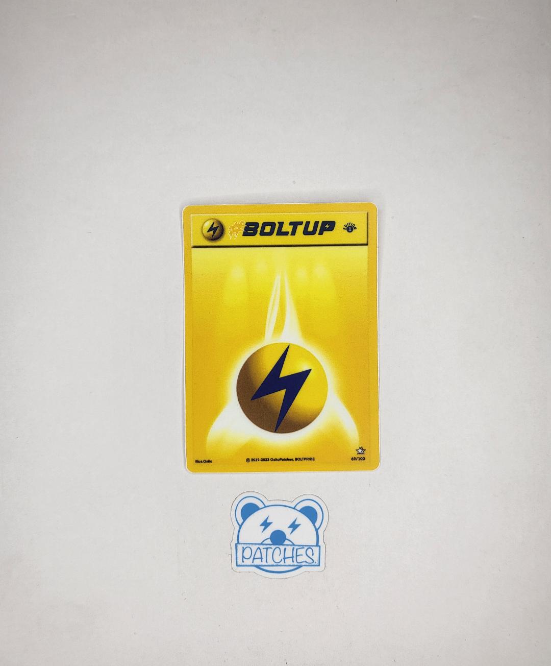 Bolt Up Energy sticker