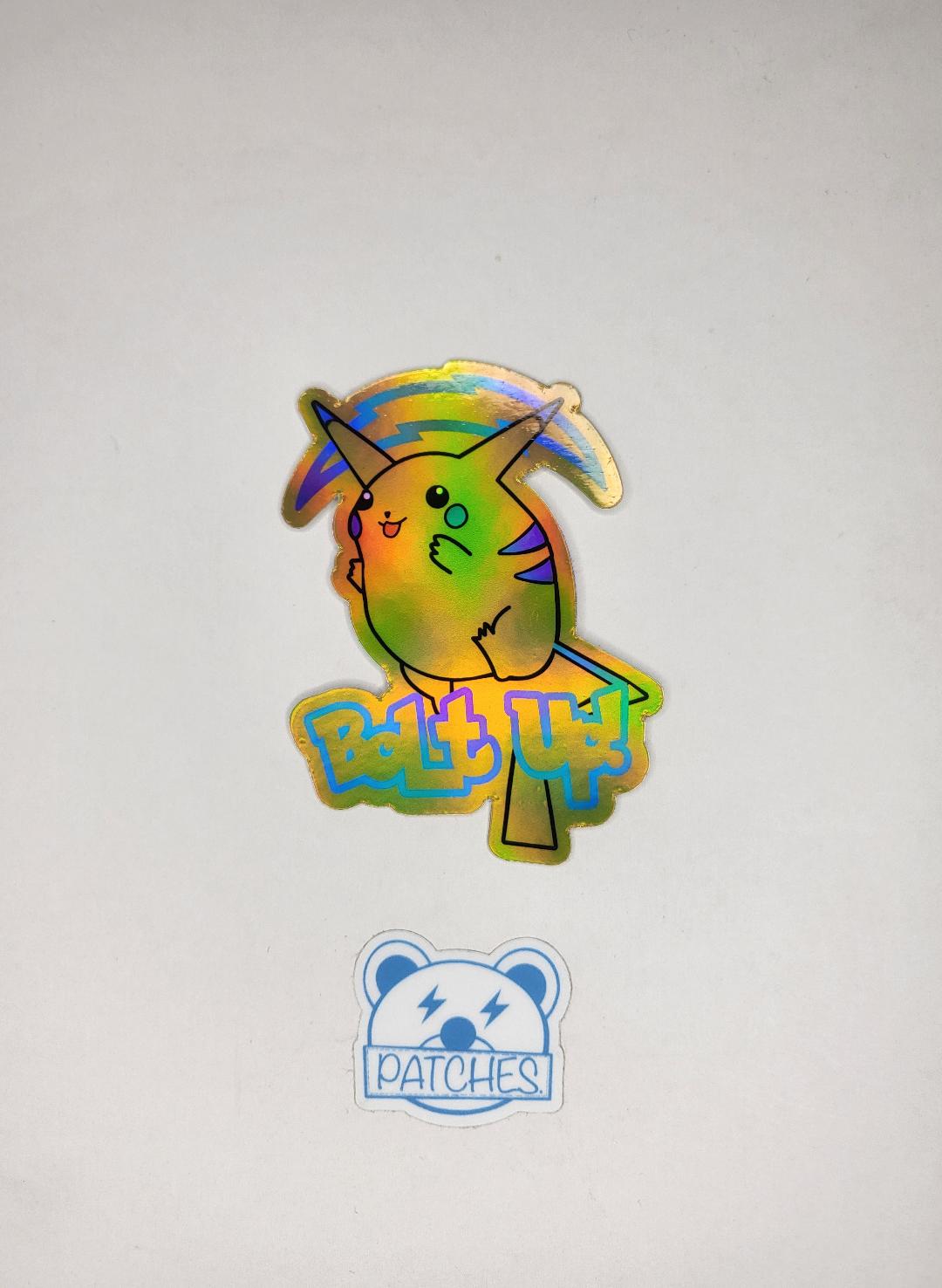 Bolt Up Pikachu *Holographic sticker