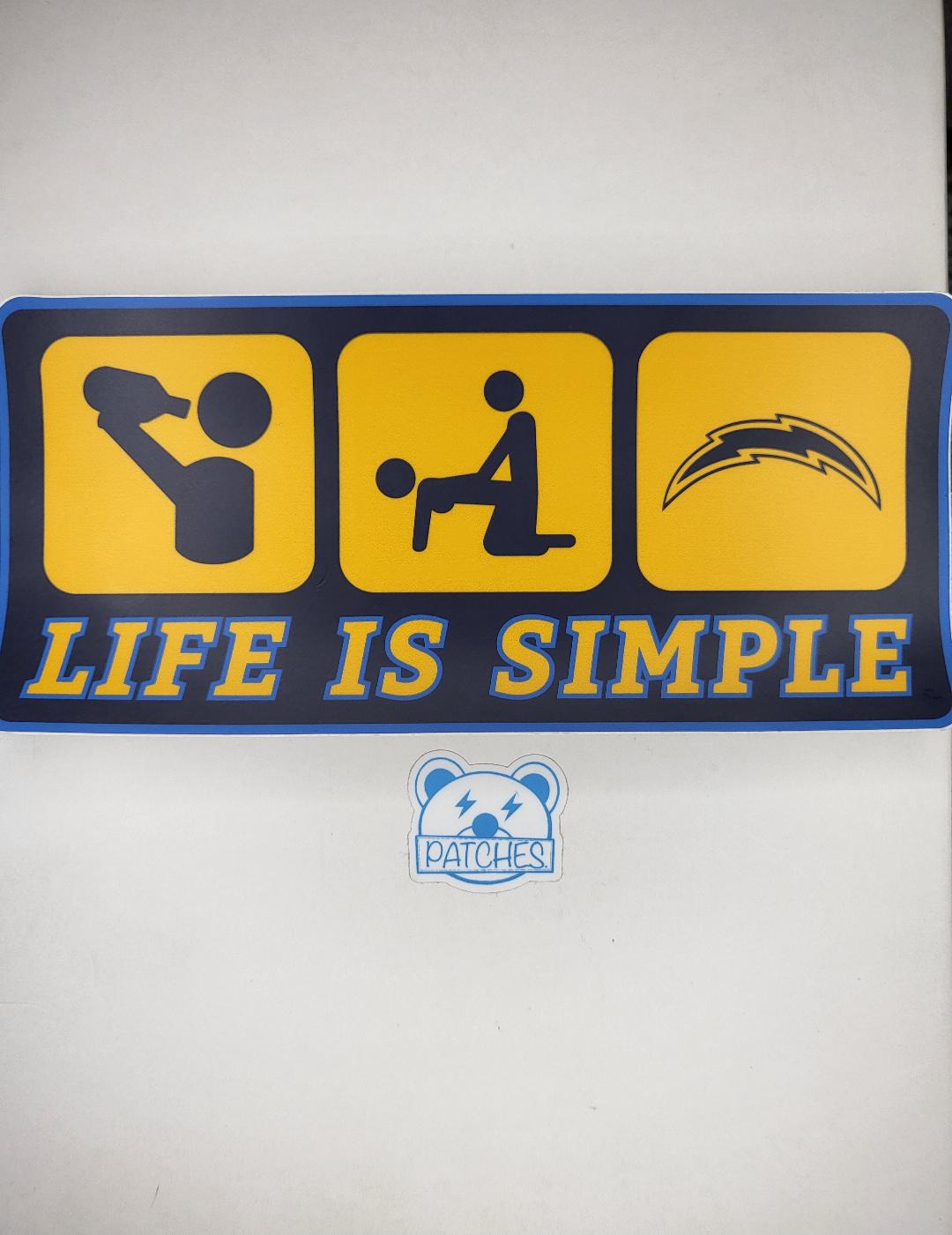 Life is Simple sticker