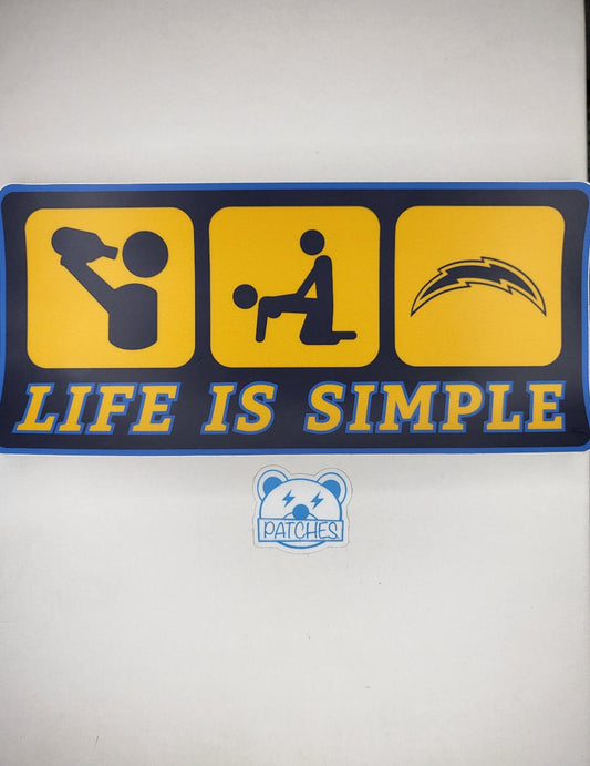 Life is Simple sticker