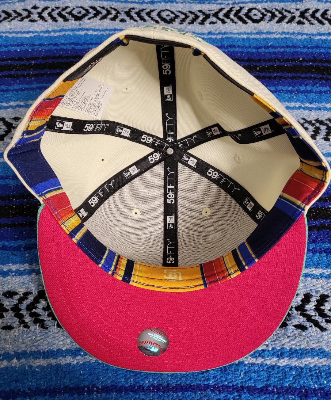 Turquoise/Pink Padres fitted Mexico City EXCLUSIVE