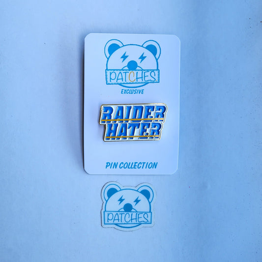Pin Series 17: RaiderHater White