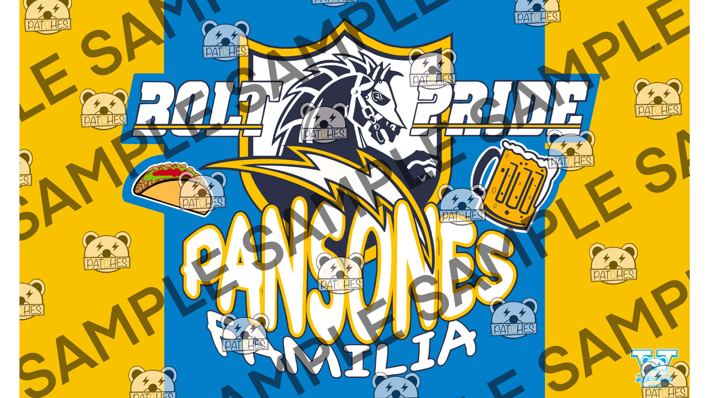 Bolt Pride Pansones flag