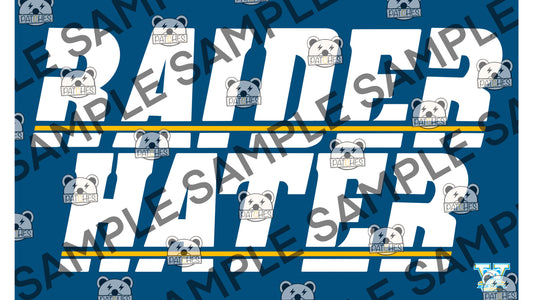 RaiderHater navy flag