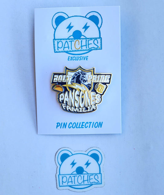 Pin Series 24: Pansones Navy Blue