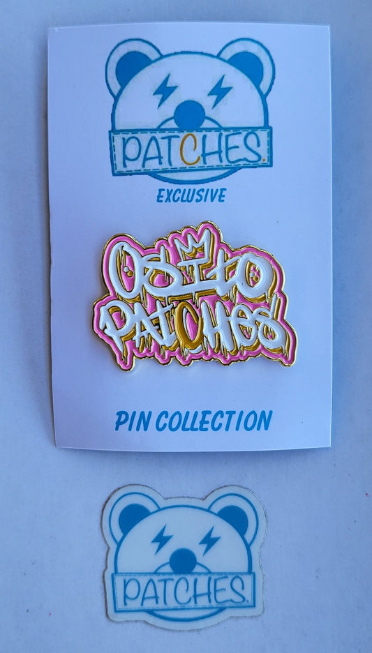 Pin Series 33: OsitoPatches Graff Pink