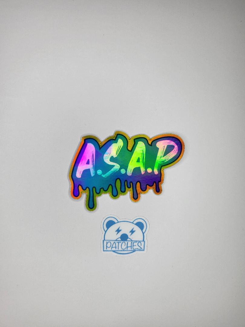 ASAP sticker *Holographic – OsitoPatches