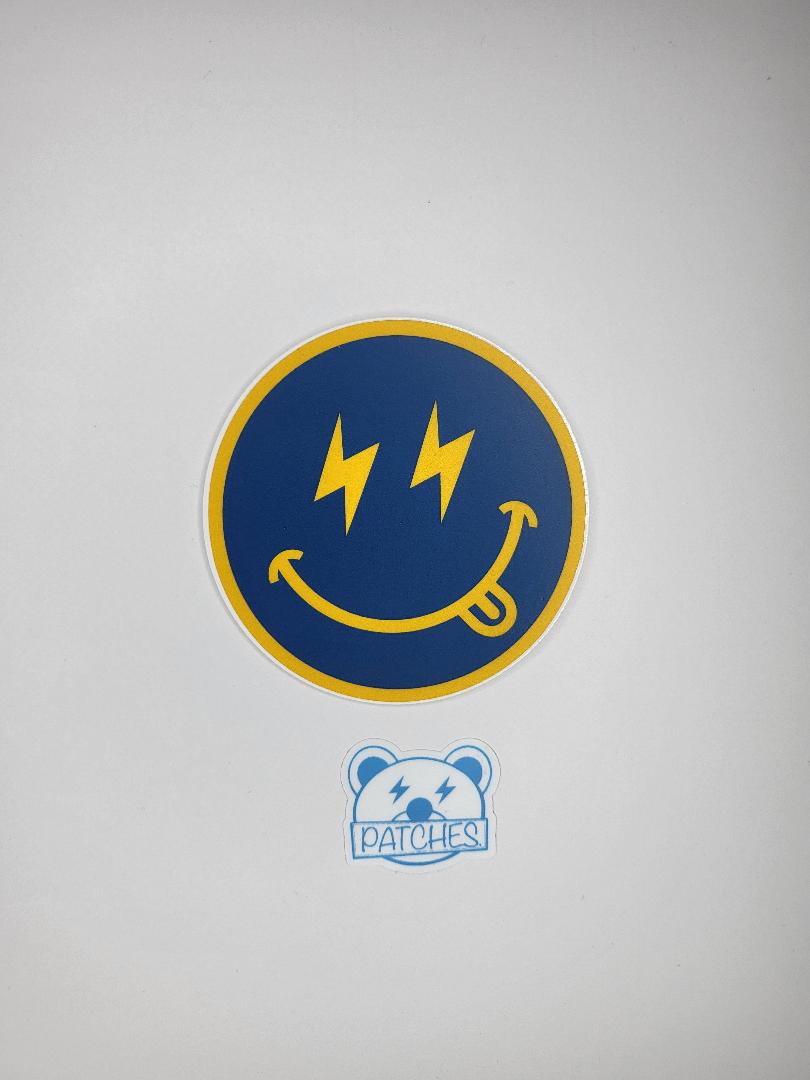 Smiley Navy sticker