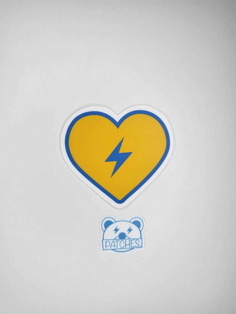 Bolt Heart sticker