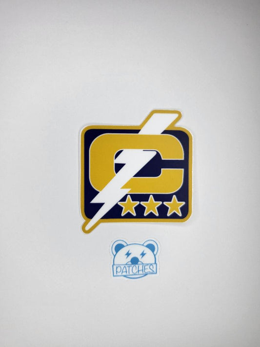 Captain Gold/Navy sticker