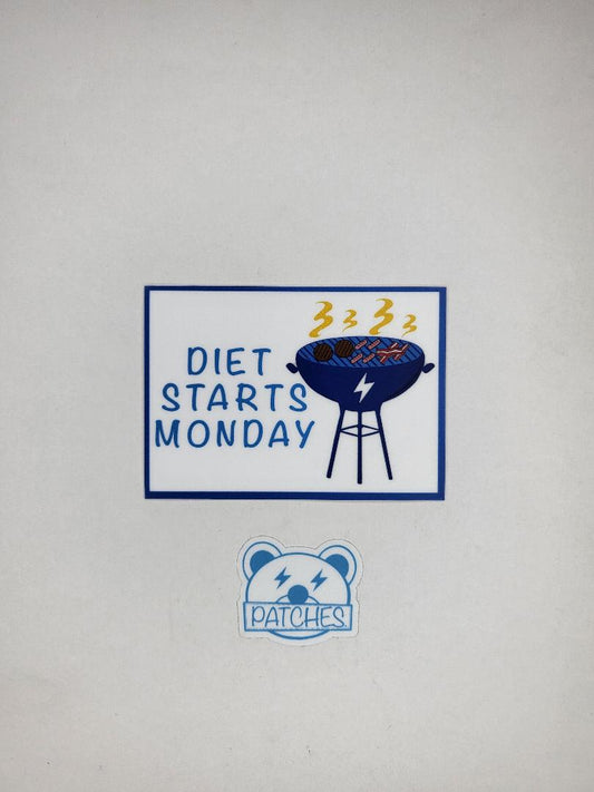 Diet Starts Monday sticker