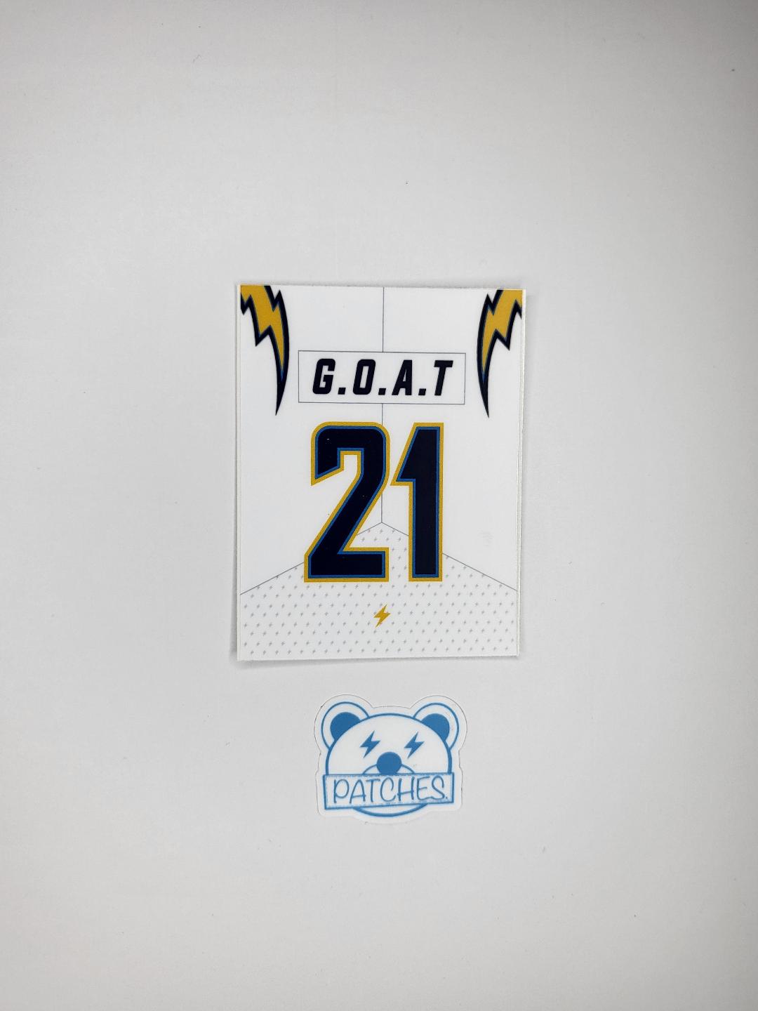 G.O.A.T 21 sticker