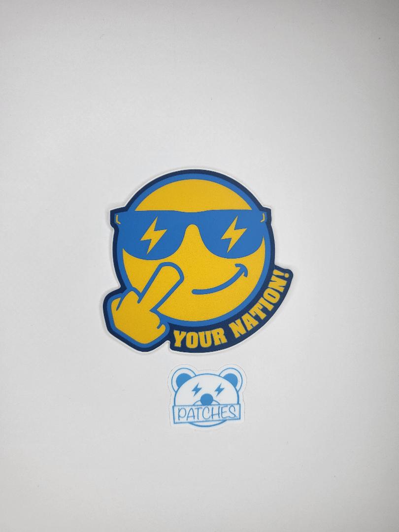 F’ Your Nation! sticker